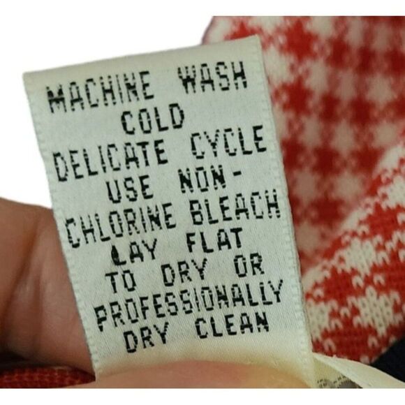 Ann Taylor Vintage 80s Body Con Shift Dress Womens Size M Red White Gingham Chec - Picture 6 of 6